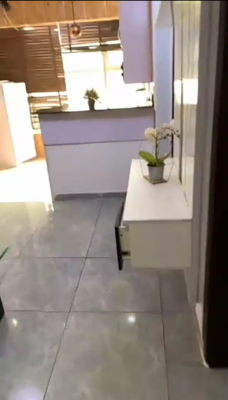 Serviced Partly Furnished 1 Bed with Balcony and Ocean View( Video Is, Ikate Elegushi, Lekki Phase 1, Lekki, Lagos, Mini Flat (room and Parlour) for Rent