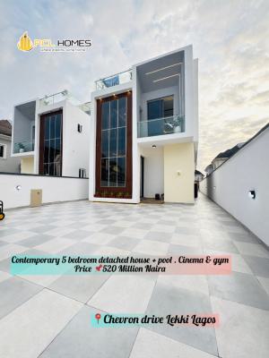 Luxury 5 Bedroom Fully Detached House + Bq, Chevron Drive Lekki, Lekki Phase 2, Lekki, Lagos, Detached Duplex for Sale