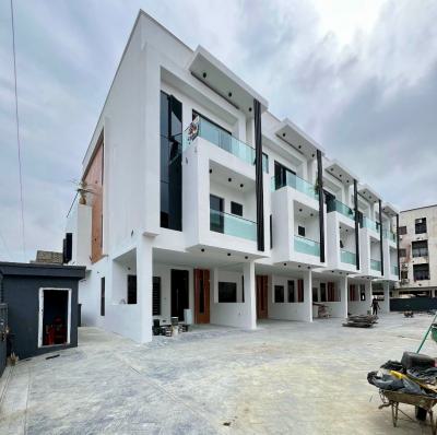 Clean 4 Bed Duplex with Bq and Communal Oool, Osapa, Lekki, Lagos, Terraced Duplex for Sale