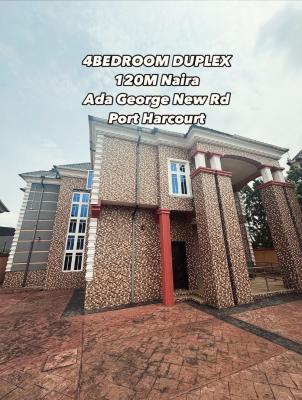 4 Bedroom Duplex Wt. 1 Bq & Gatehouse, Ada George New Road Extension, Port Harcourt, Port Harcourt, Rivers, Detached Duplex for Sale