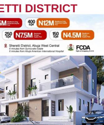 150sqm Land to Build 3 Bedrooms Terrace Duplex, Sheretti District, Kabusa - Airport Road, Abuja, Kabusa, Abuja, Residential Land for Sale