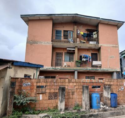 a Renovatable Block of 6 Flats of 2 and 3 Bedroom Flats, Luth, Idi Araba, Surulere, Lagos, Block of Flats for Sale