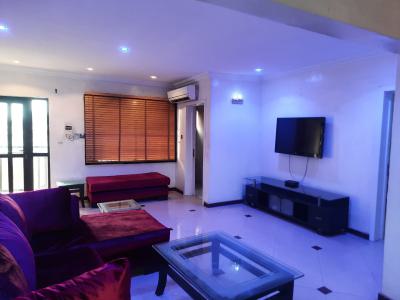 Fully Furnished and Serviced 3bedroom Apartment + B.q, Within an Estate in, Opebi, Ikeja, Lagos, Flat / Apartment for Rent