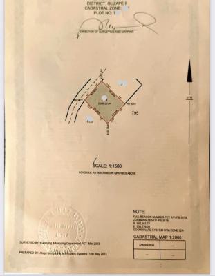 Distress, 2000sqm Residential, Fcda Cofo,, Guzape 2, Guzape District, Abuja, Residential Land for Sale
