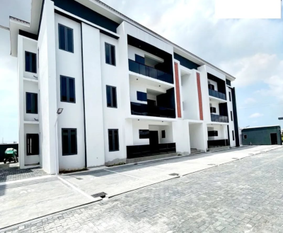 Fully Service 3bedroom Flat with Bq at Platinum Way Ikate, Platinum Way Ikate/osapa, Lekki, Lagos, House for Rent