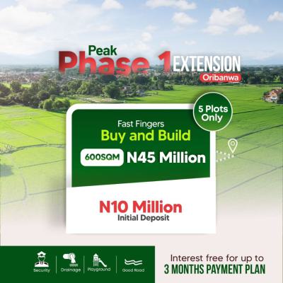 Peak Bungalow Phase One Extension, Oribanwa, Ibeju Lekki, Lagos, Residential Land for Sale