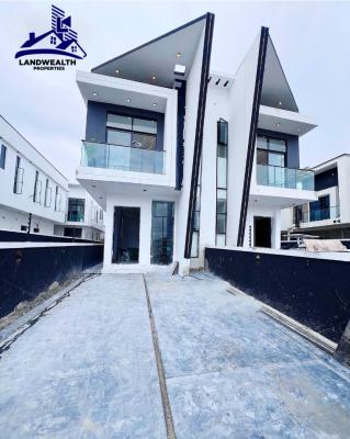 Contemporary 4 Bedroom Semi-detached Duplex with Bq, Secure Estate at Ikota Lekki, Ikota, Lekki, Lagos, Semi-detached Duplex for Sale