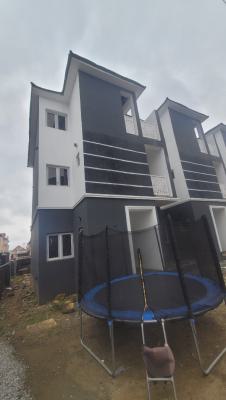 Massive Luxurious 4 Bedroom Terrace Duplex Carcass, Shafa Filling Station, Wuye, Abuja, Terraced Duplex for Sale