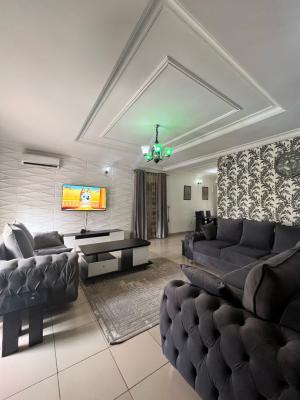 Standard Clean Furnished 2 Bedroom Apartment with Guest Toilet/balcony, Inside a Well Secured Estate By Cedarcrest Hospital Road Apo, Apo, Abuja, Flat / Apartment for Rent