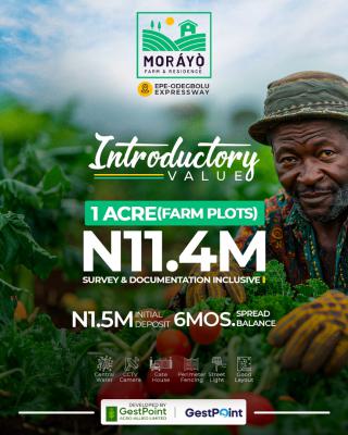 Affordable Farm Land, Morayo  Farm Ikase Odogbolu Epe Ijebu Ode Express, Odogbolu, Ogun, Mixed-use Land for Sale