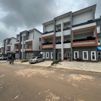 Furnished 4 Bedroom Terrace Duplex 1 Room Boys Quarters Available, Games Village, Kaura, Abuja, House for Sale