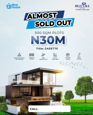 Gazetted Estate Land, Blue Vale Gardens, Museyo, Ibeju Lekki, Lagos, Land for Sale