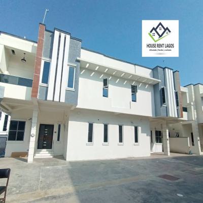 Serviced 4 Bedroom Semi Detached Duplex with Bq, Royal Pine Estate , Gate 1 Orchid Road Lekki Lagos, Lekki, Lagos, Semi-detached Duplex for Rent