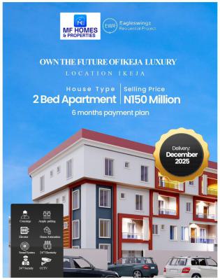 Own Prestige, Own Eagles Wingz -- Luxury Just 10mins From The Airport, Adeniyi Jones Ikeja in a Gated and Secured Estate, Ikeja, Lagos, Block of Flats for Sale