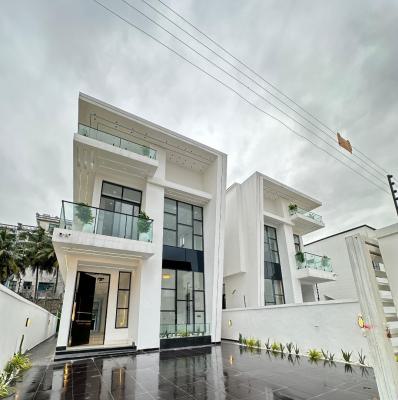 Contemporary Spacious 5 Beds Fully Detached Duplex with Bq and Pool, Located at Chevron Estate, Lekki, Lagos, Detached Duplex for Sale