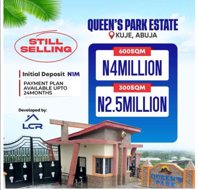 Land, Queens Park Estate, Kuje, Abuja, Residential Land for Sale