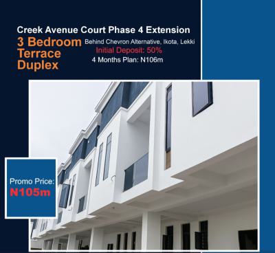 New 3bedroom Terrace Duplex Behind Chevron Alternative, Ikota, Lekki*, Ikota Lekki Lagos, Ikota, Lekki, Lagos, Terraced Duplex for Sale