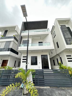 Spacious 5 Beds Fully Detached Duplex with Bq, Cinema, & Pool, Located at Chevron Estate, Lekki, Lagos, Detached Duplex for Sale