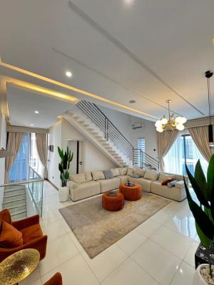 Furnished 4 Bedrooms Townhouse Terrace with Swimming Pool, Lekki, Lagos, Terraced Duplex for Rent