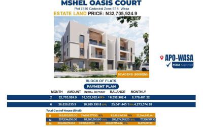 Luxury Plot of Land, Plot 7816 Cadastral Zone E18, Wasa, Apo, Abuja, Residential Land for Sale