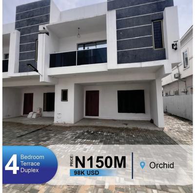 Lovely 4 Bedroom Terrace Duplex with Bq, Orchid, Lekki, Lagos, Terraced Duplex for Sale