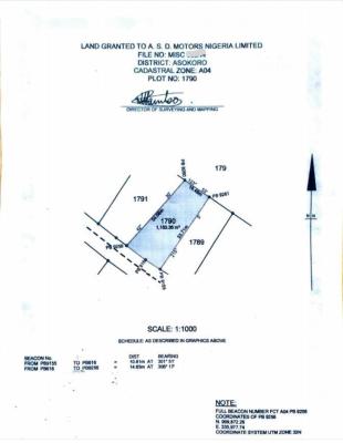 Plot of Land, Area 11, Garki, Abuja, Land for Sale