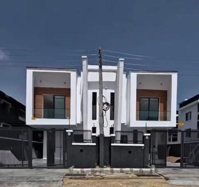 4bedrooms Semi Detached Duplex with Bq, Chevron, Lekki, Lagos, Semi-detached Duplex for Sale