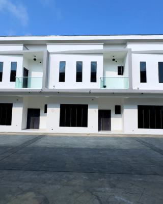 Newly Built 4 Bedroom Smart Home Terrace Duplex, Abraham Adesanya, Ajah, Lagos, Terraced Duplex for Sale