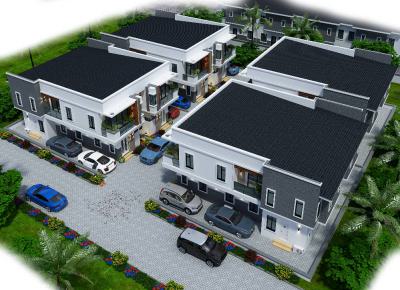 Luxury 3 Bed Semi-detached Duplex with Bq (waterfront), Orchid Road, Lekki, Lagos, Semi-detached Duplex for Sale