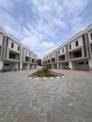 Stunning 4 Bedroom Terraced  Duplex with Bq in a Serene Environment, Within a Gated Estate on 2 Floors and Spacious En-suite Rooms in Ikate, Lekki, Lagos, House for Sale