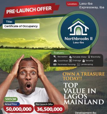 Buy and Build with C of O, Northbrook 2, Located Along Lasu-iba Expressway,iba, Ojo, Lagos, Residential Land for Sale