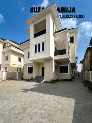 Newly Built Massive Duplex, Guzape District, Abuja, Detached Duplex for Sale