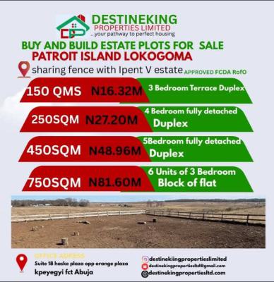 150 Sqm Build 3 Bedroom Terrace Duplex at Lokogoma, Ipent Estate Street, Lokogoma District, Abuja, Residential Land for Sale