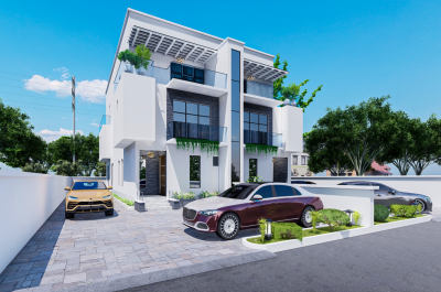 Luxury 5 Bedrooms Semi-detached with Bq, Iyaganku Gra, By Jagz Hotel, Directly Opposite Rotary Club, Iyaganku, Ibadan, Oyo, Semi-detached Duplex for Sale
