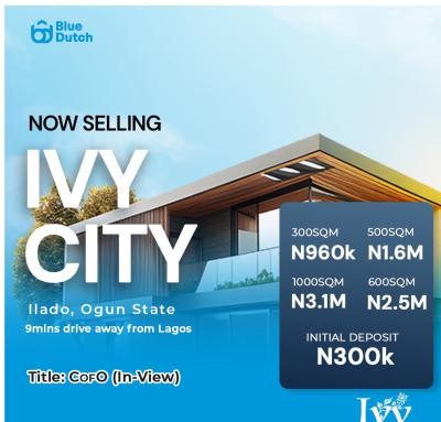 Dry  Estate Land, Ivy City, Ilado, Ijebu -ode Road, Ijebu East, Ogun, Mixed-use Land for Sale