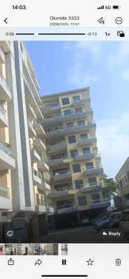 Luxury 4 Bedroom Apartment with a Bq Swimming Pool and Gym on 4th Floor, Oniru, Victoria Island (vi), Lagos, Flat / Apartment for Sale