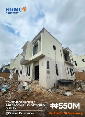 Contemporary Built 5 Bedrooms Fully Detached Duplex, Omole Extension, Omole Phase 1, Ikeja, Lagos, Detached Duplex for Sale