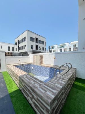 Stunning 4 Bedroom Duplex with Pool and Bq in a Serene Environment, Aesthetically Pleasing Home Within an a Secured Estate in Chevron, Lekki, Lagos, Detached Duplex for Sale