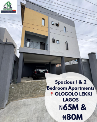 Spacious 1 Bedroom Apartments, Ologolo Lekki Lagos, Ologolo, Lekki, Lagos, Flat / Apartment for Sale