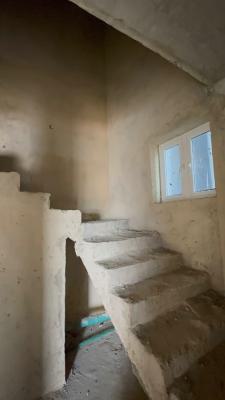 Carcass 4 Bedrooms Mansionatee House with Sea View, Cyberville Estate Besides Victoria Bay 3, Ikate, Lekki, Lagos, Terraced Duplex for Sale