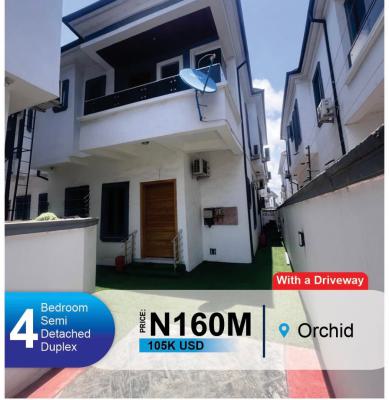 Stunning 4 Bedroom Semi Detached Duplex with Bq, Orchid, Lekki, Lagos, Semi-detached Duplex for Sale