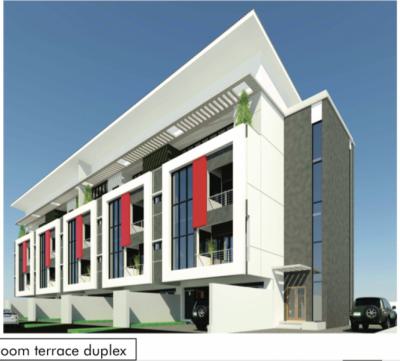 4bedroom Terraced Duplex Plus Bq  Payment Plan Available, Lekki Phase 1, Lekki, Lagos, Terraced Duplex for Sale