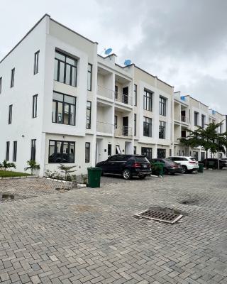 Lovely 4 Bedroom Terrace Duplex with Bq, Platinum Way, Ikate, Lekki, Lagos, Terraced Duplex for Rent