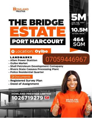Plots of Affordable Lands in Obigbo, Close to Afam Power Station, Oyigbo, Rivers, Mixed-use Land for Sale
