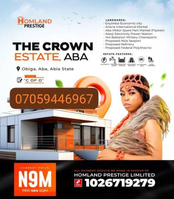 Plots of Affordable Lands in Obiga, Close to Portharcourt Road Abia, Ukwa, Abia, Mixed-use Land for Sale