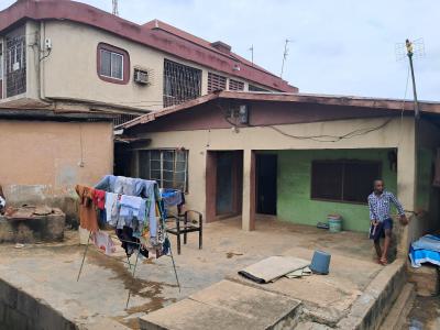 Tenement Bungalow on a Dry Land, Off Ekore, Oworonshoki, Kosofe, Lagos, Detached Bungalow for Sale