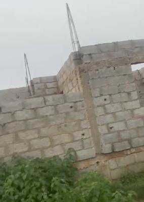 5 Bedrooms Fully Detached Duplex Carcass on Lintel Level, Opposite Living Faith Church, Ligne Airport Road, Lugbe District, Abuja, Detached Duplex for Sale
