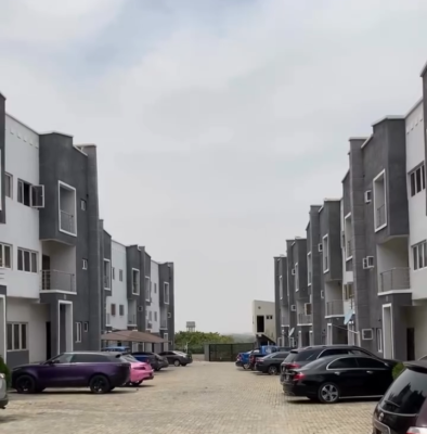 Newly Built Semi Finished 4 Bedrooms Terrace, Katampe (main), Katampe, Abuja, Terraced Duplex for Sale