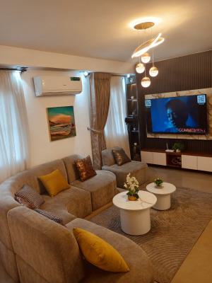 Exclusive 3-bedroom Maisonette -- Secure and Serene, 3 Ayodele Odubiyi Street, Lekki Phase 1, Lekki, Lagos, Terraced Duplex Short Let