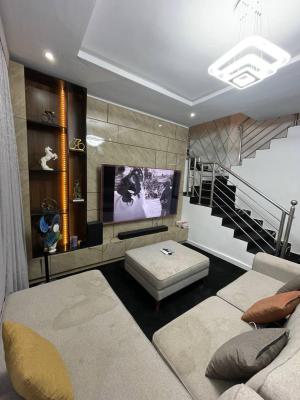 Fully Furnished 3 Bedroom Terrace Duplex, Ikota Villa Estate, Ikota, Lekki, Lagos, Terraced Duplex for Rent